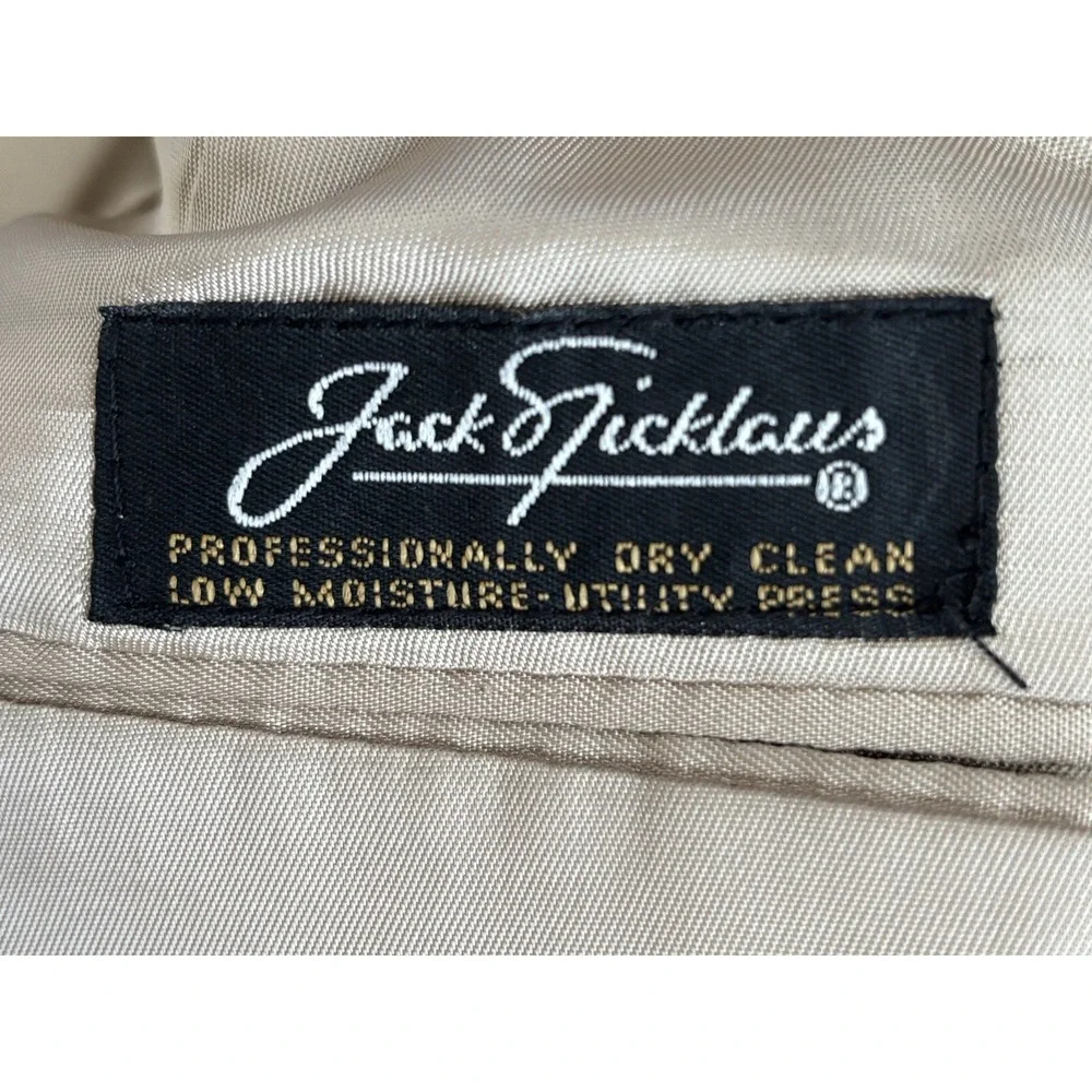Hart Schaffner Marx Men's 42XL Jack Nicklaus Golden‎ Bear Maroon Sport Coat